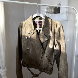 Vigoss Suede Moto Jacket